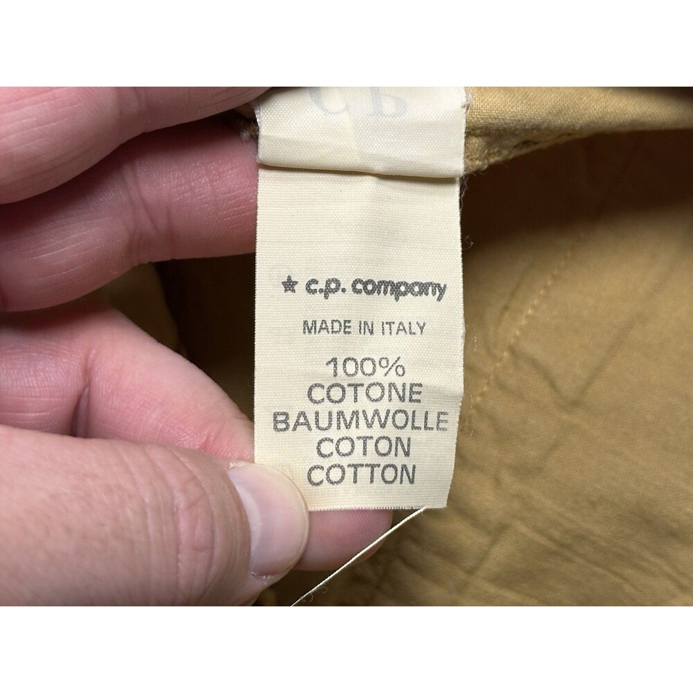 Vintage Stone Island C.P. Company 100% Cotton Pique Button Fly Pants 52 Italy - Picture 10 of 16